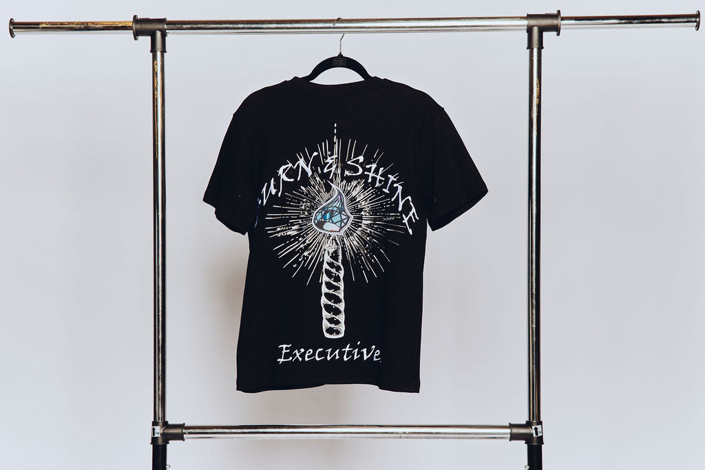 Burn & Shine T-Shirt Black