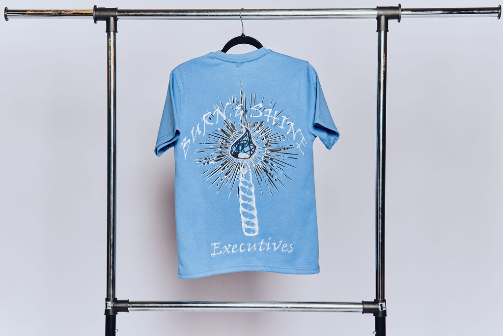 Burn & Shine T-Shirt Blue